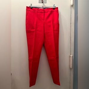 Boden slacks on Postbox red